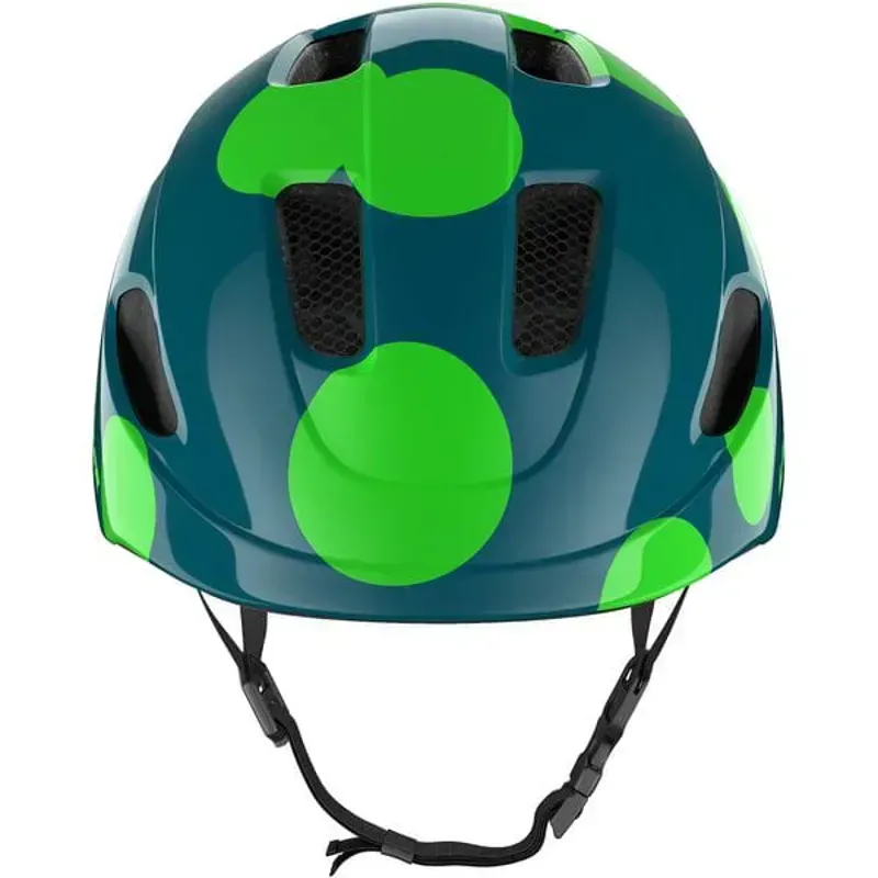 Lazer NutZ 2.0 KinetiCore Youth Helmet in Green Dots-2
