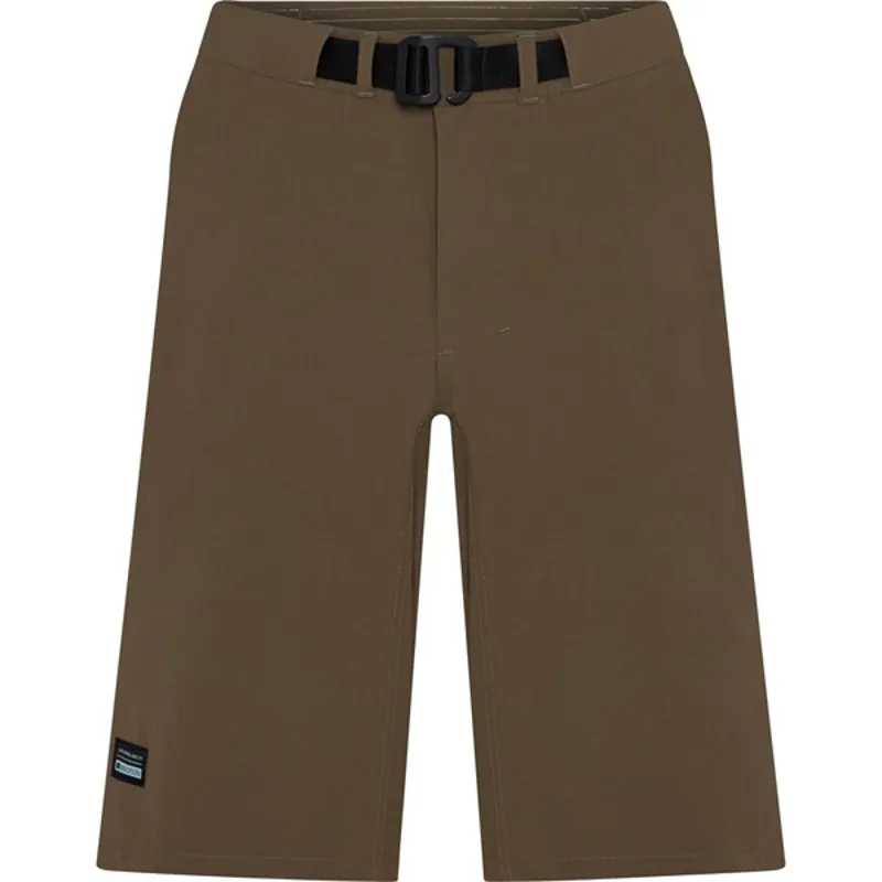 Madison Roam Mens Stretch Shorts in Brown