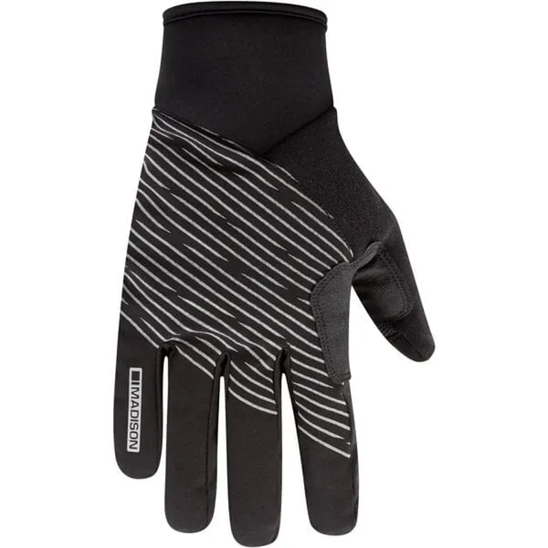 Madison Stellar Reflective Waterproof Thermal Gloves in Black
