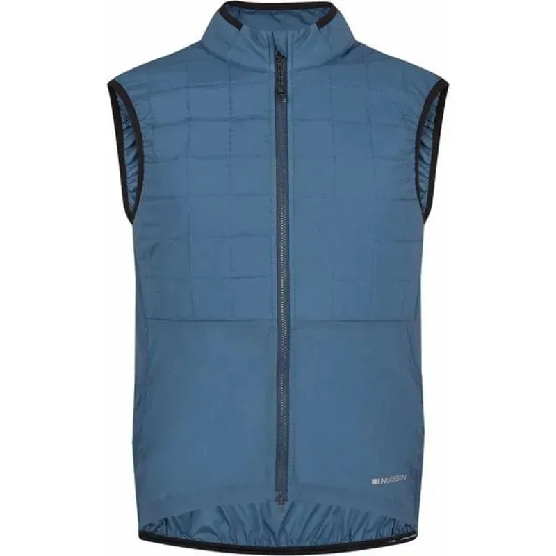 Madison Roam Men's Windproof Packable Primaloft Gilet In Lake Blue