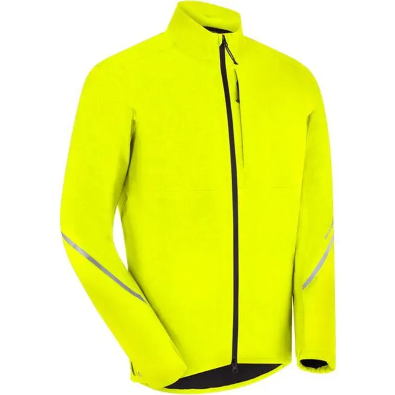 Freewheel Men's Waterproof Jacket - Hi-Viz Yellow-1