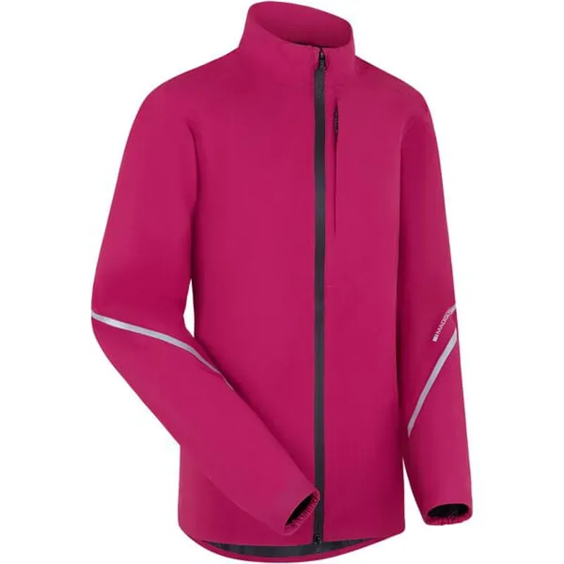 Freewheel Women's Waterproof Jacket- Magenta Pink-1