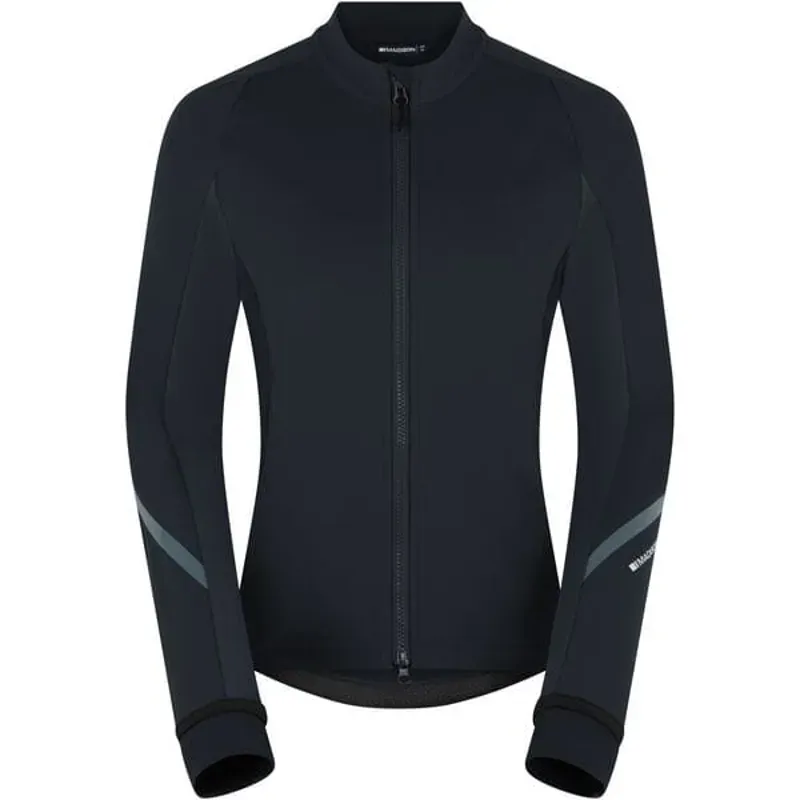 Madison DTE Women's Isoler Thermal Long Sleeve Jacket In Black