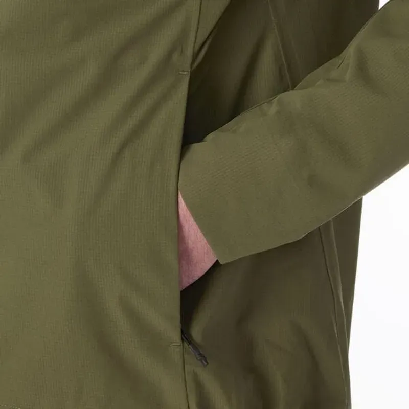 Roam Men's 2-Layer Waterproof Jacket - Midnight Green-3