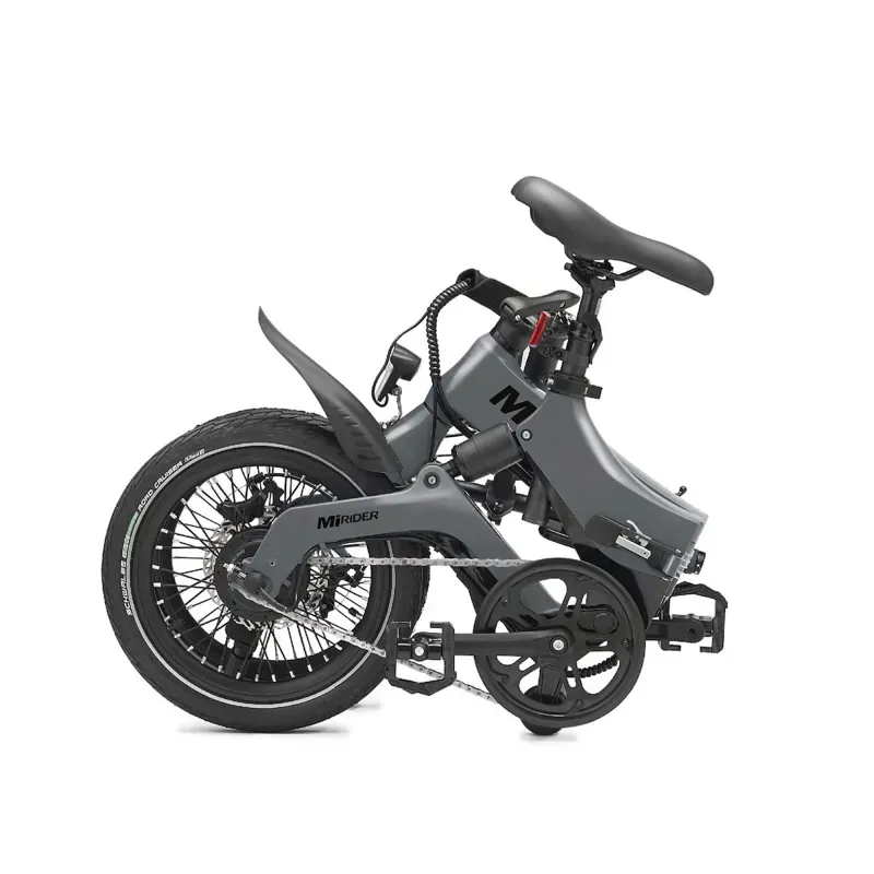 MiRiDER One 16 Folding E-Bike in Onyx Grey-1