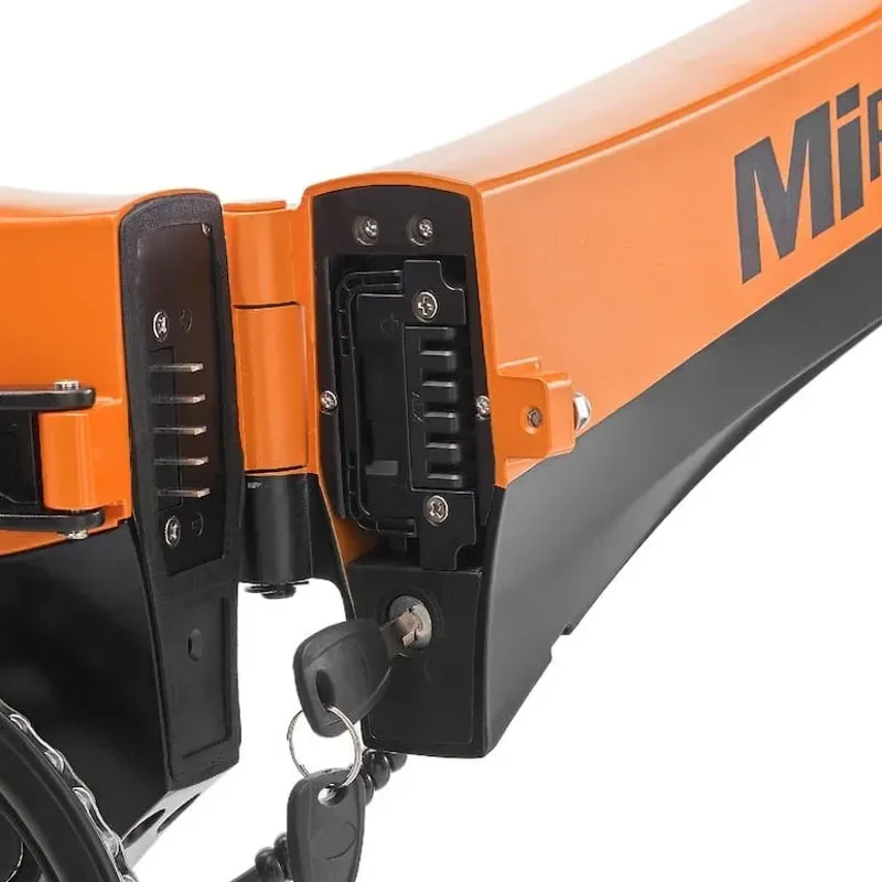 Mirider 20 Compact Folding Electric Bike in Ember Orange-6