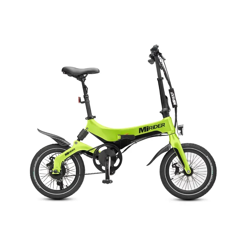 MiRiDER One GB3 16 Folding E-Bike In Acid Green