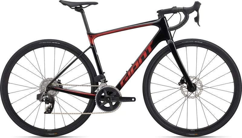 Giant Defy Advanced 0 Road Bike in Carbon/Terracotta