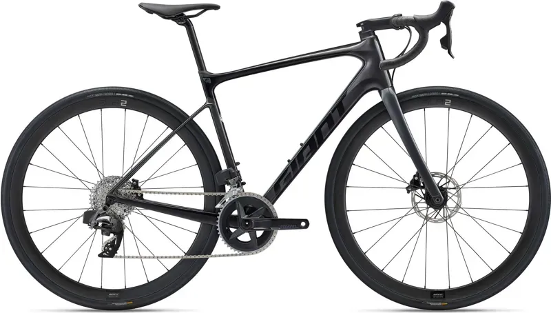 Giant Defy Advanced Pro 2 AX Carbon Road Bike in Black Chrome/Black