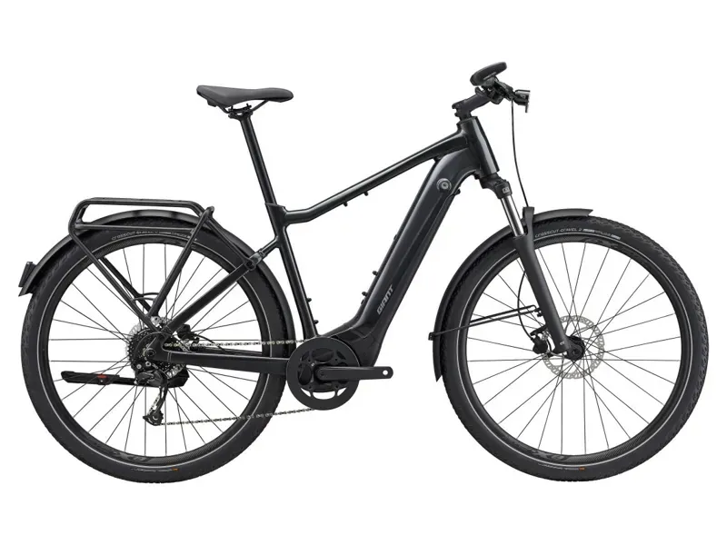 Giant Explore E+ 2 Gts Electric Bike In Gloss Gunmetal Black