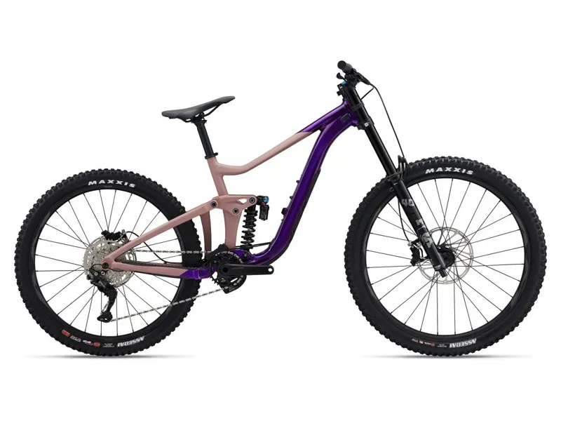Giant Reign SX Mountain Bike in Purple/Petra Clay