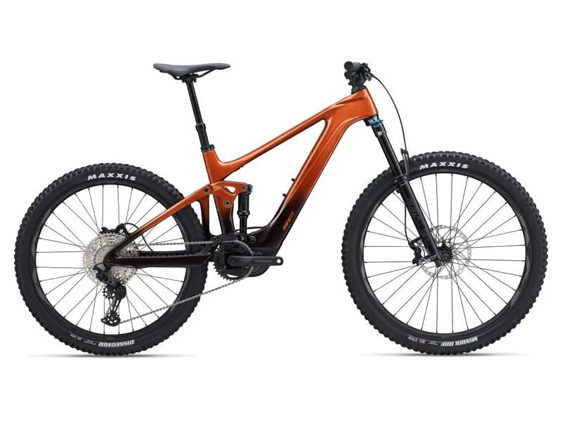 Giant Trance X Advanced E+ EL 2 25km/H Electric Mountain Bike in Amber Glow/Cordovan