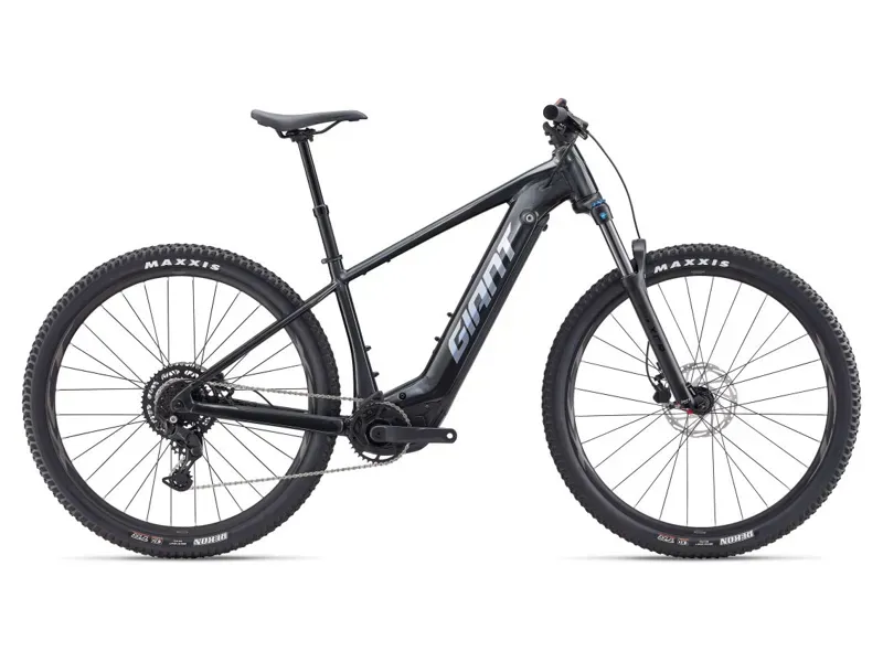 Giant Fathom E+ 625Wh E-Mountain Bike In Gloss Gunmetal Black
