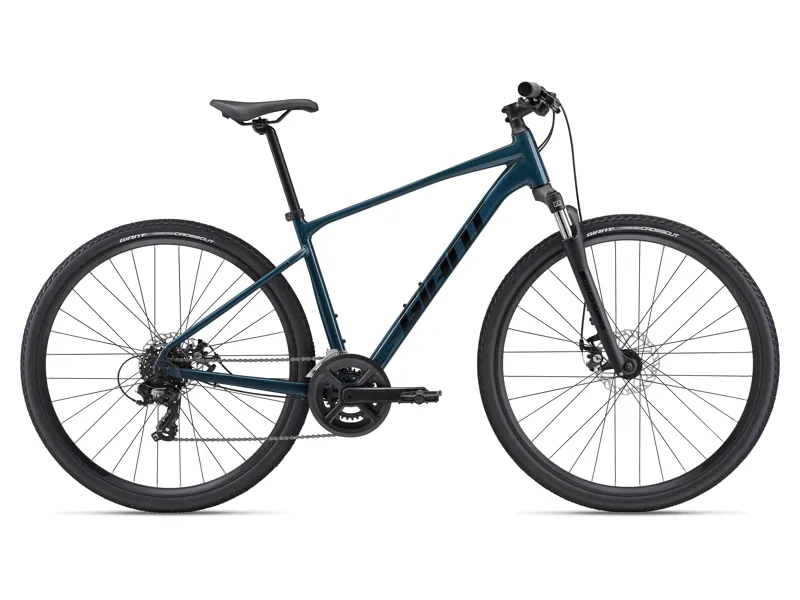 Giant Roam 4 Disc Hybrid Bike in Deep Lake/Black