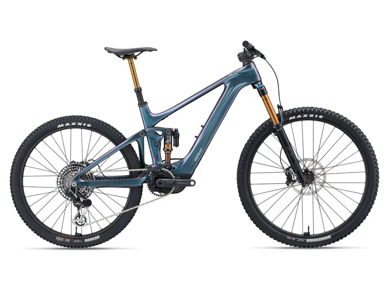Giant Trance X Advanced E+ Elite E-Mountain Bike In Gloss Blue Dragonfly
