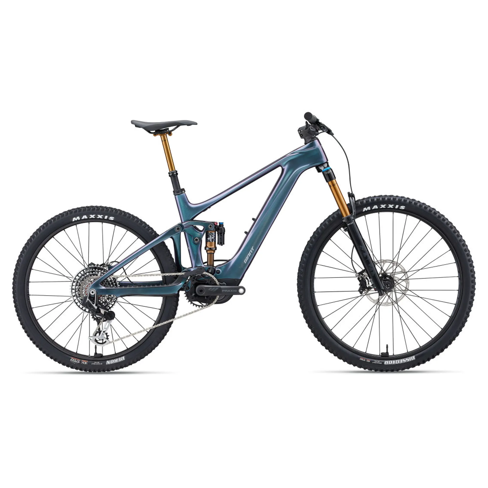 Giant Trance X Advanced E+ Elite E-Mountain Bike In Gloss Blue