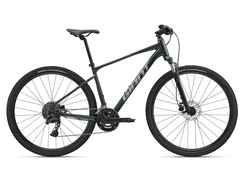Giant Roam 2 Gravel Bike in Asphalt Green