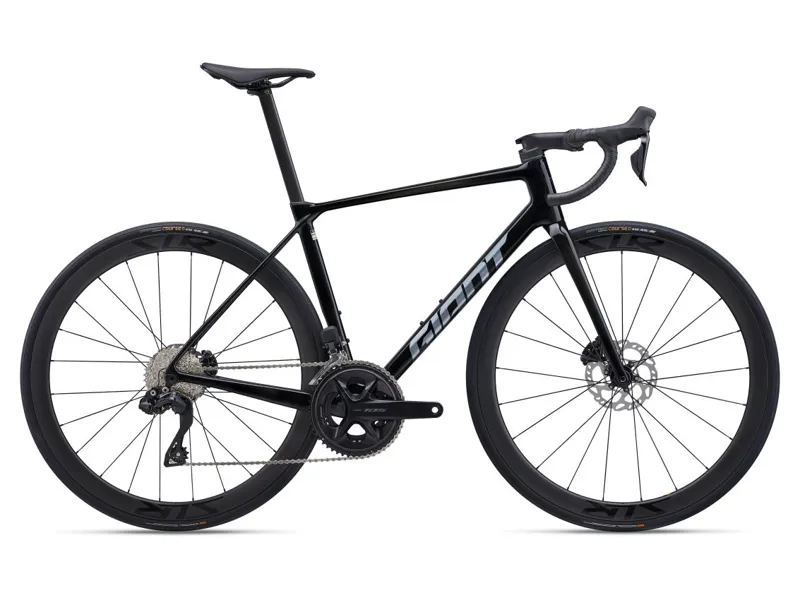 Giant TCR Advanced Pro 1-Di2 Road Bike In Gloss Carbon/Polished Foil