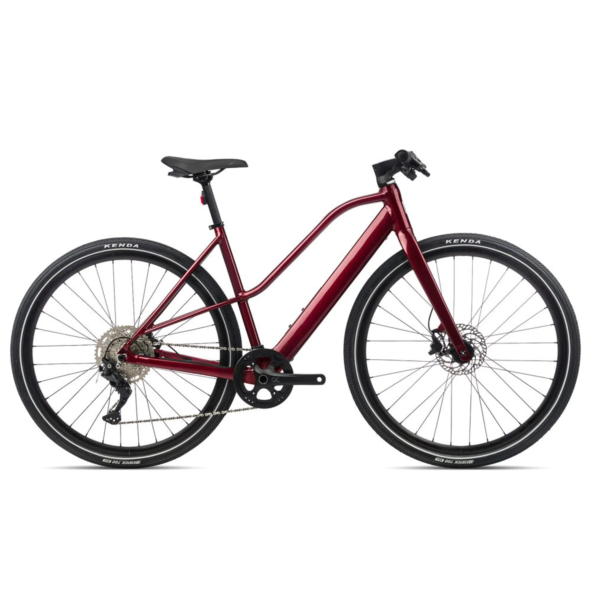 Orbea Vibe Mid H30 In Metallic Dark Red