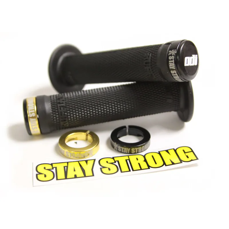 Stay Strong BMX LkOn Grps 143mm Blk Black 143 mm