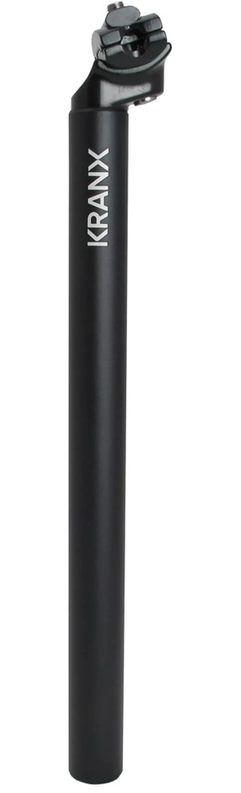KranX Micro Alloy 400mm 12mm Offset Seatpost in Black