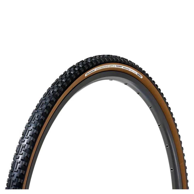 Panaracer Gravelking Ext+ TLC 700x3 Folding Tyre in Brown