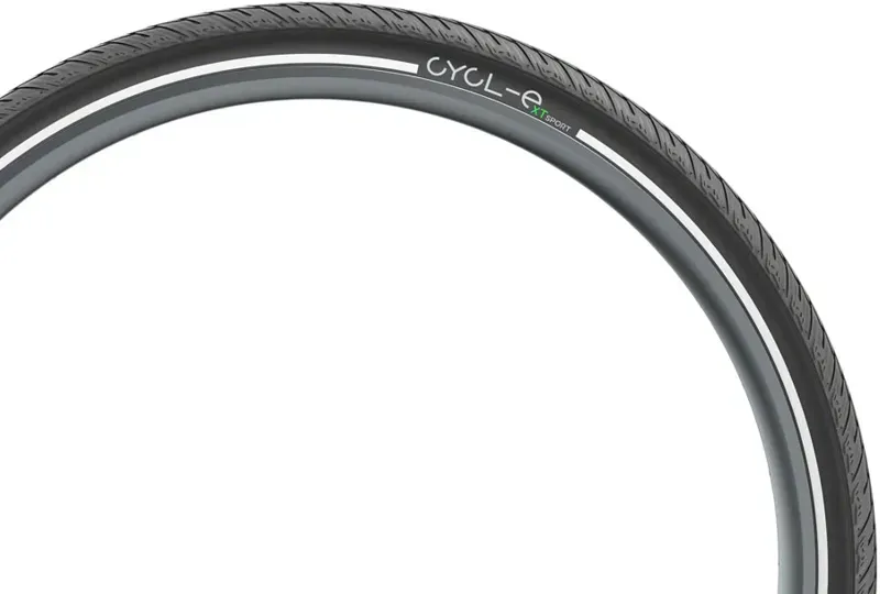 Pirelli Cycl-E XT Sport 700x47c Clincher Wire Tire in Black Reflective-1