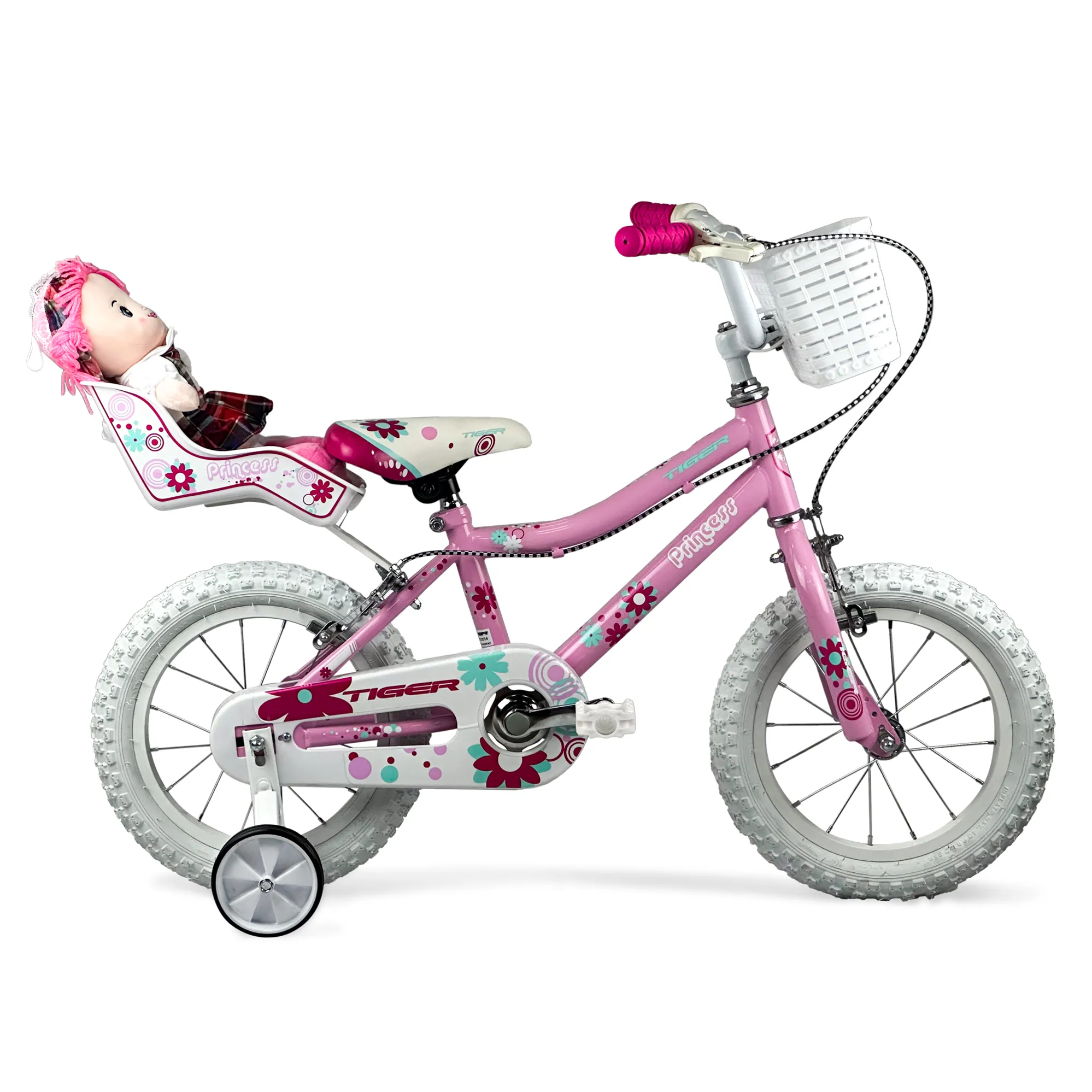 Tiger Princess 12 inch Wheel Girls Bike Pink