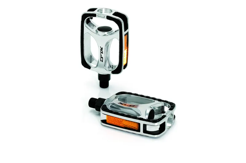 Xlc One Pce Alloy City Pedals Silver 9/16inch