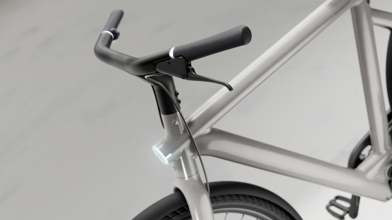 VanMoof S5 Electric Bike - Light Grey-2