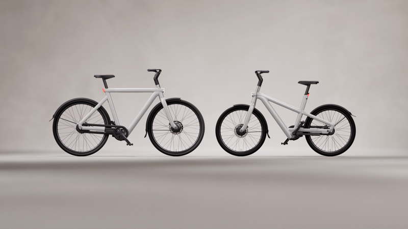 VanMoof S5 Electric Bike - Light Grey-6