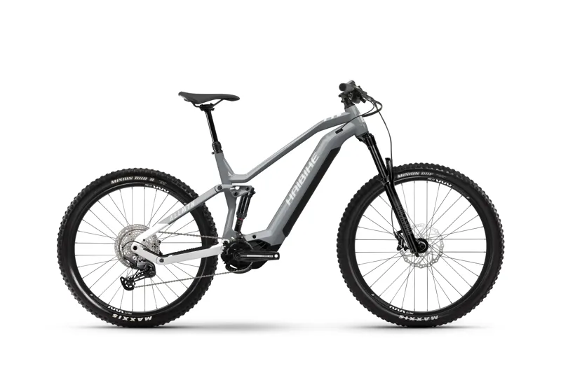 HaiBike All Mountain 3 in Cold Grey + White Silver
