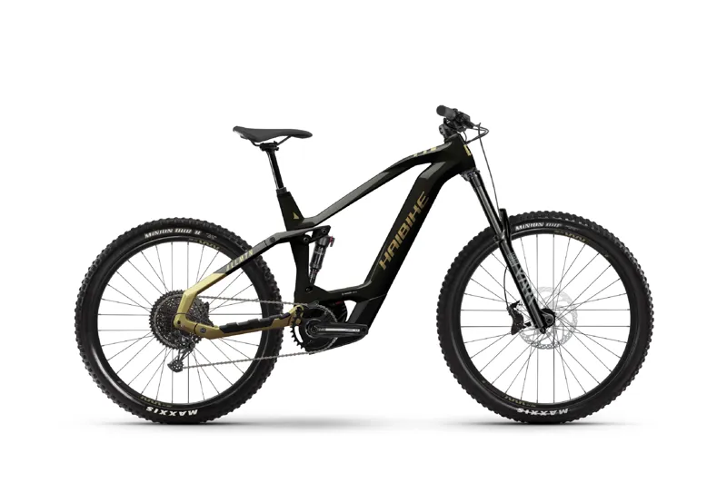 Haibike Allmtn CF 8 - Black/Gold - Gloss Black