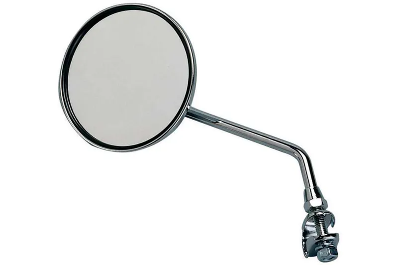 MIRROR ROUND CHM SIL