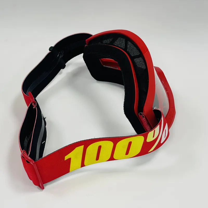100% Strata Goggles - Red-1