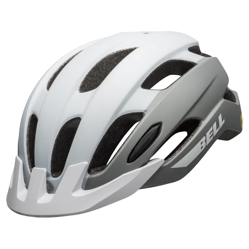 Bell Trace Led Helmet 2021: Unisize 54- 61cm WHITE/SILVER uni54-61cm