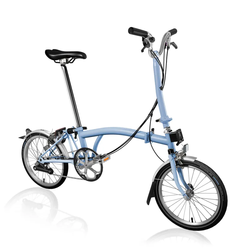 Brompton C Line H 6 Speed Folding Bike Cloud Blue