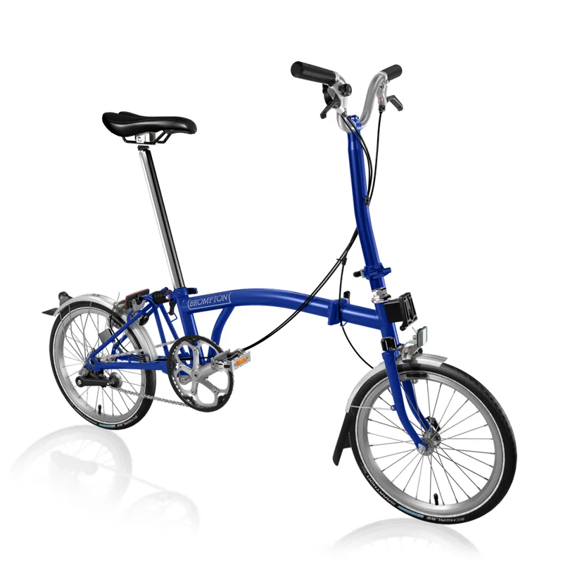 Brompton C Line H 3 Speed Folding Bike Piccadilly Blue