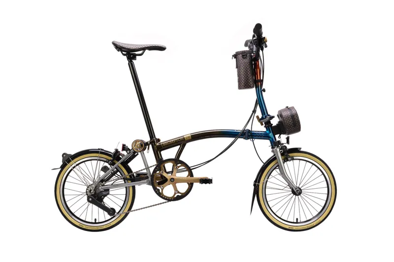 Brompton C Line 12 Speed - 50th Anniversary Edition with Bag + Bottle Bag and Tool Kit.-1