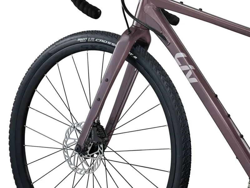 Liv Devote 1 Gravel Bike in Charcoal Plum-3