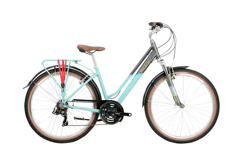Raleigh Pioneer Trail Low Step Frame - Aqua