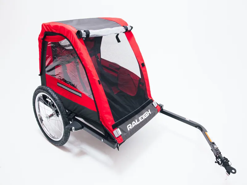 Entrepid 2 Seater Child Trailer Black-3