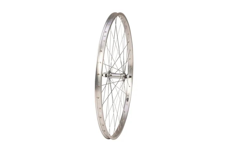 26 X 1.75 Wheel Alloy Hub Silver front 13.8