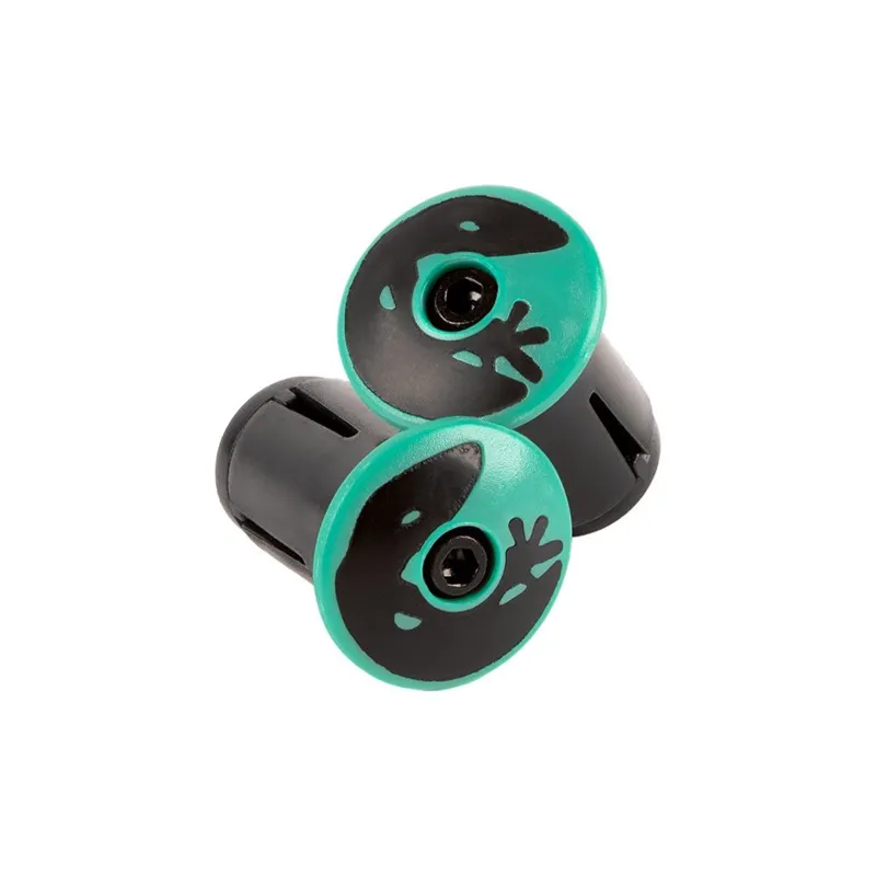 Lizard Skins - Packaged DSP Bar Tape Plugs - Celeste Green plug