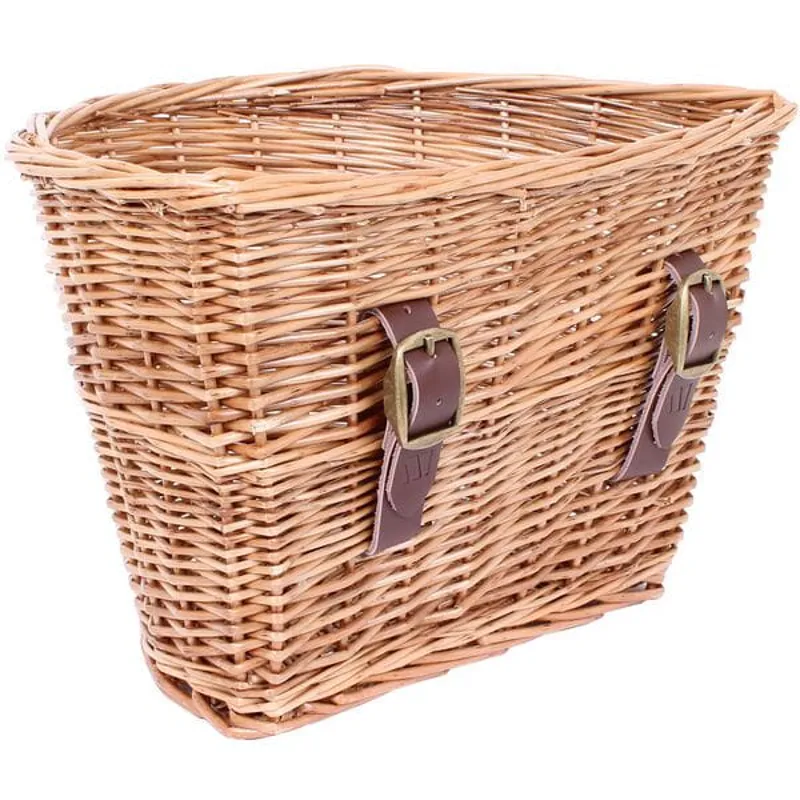Basket Wicker D Shape With Straps Wicker 385 mm x 285 mm x 240 mm-3