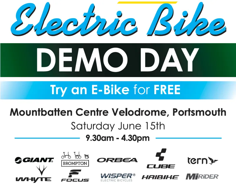 Electric Bike Demo and Open Day - Saturday 15th June 2024