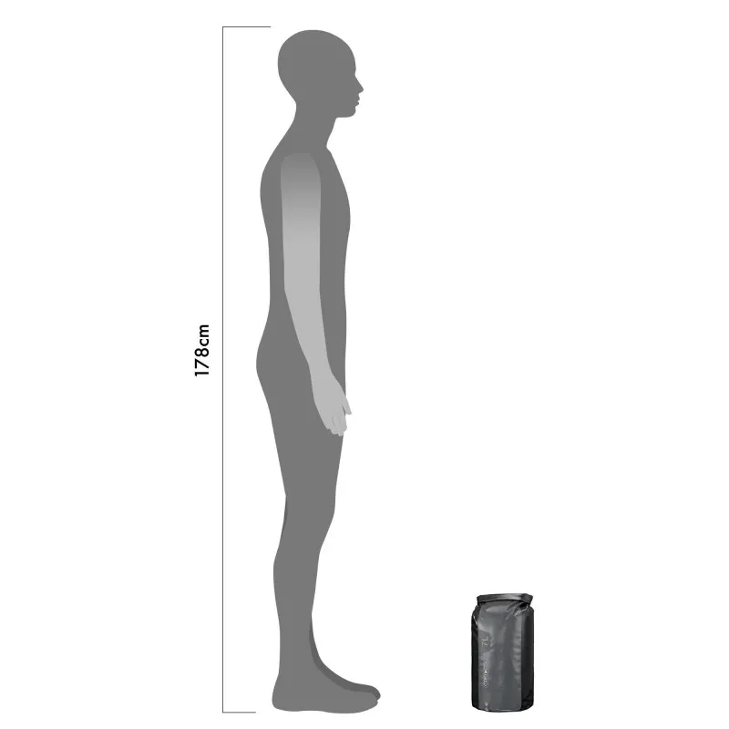 Ortlieb Medium Weight Dry-Bag 7L Black-2