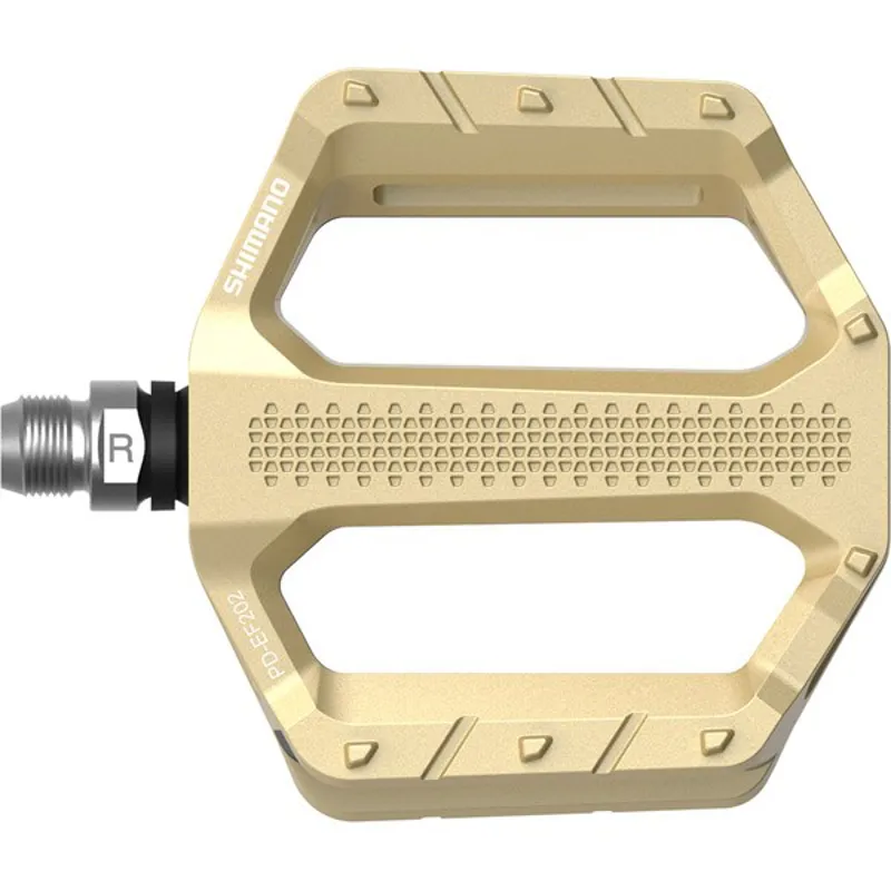 PEDAL PD-EF202 Flat Gold 9/16 inches