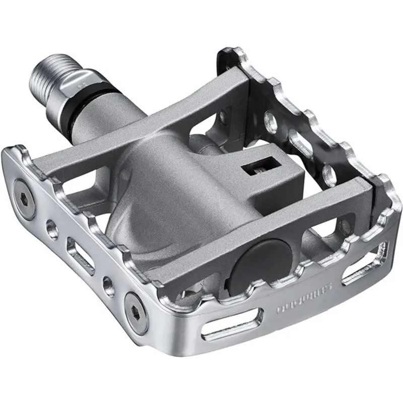 Shimano Pedals m324 Spd 9/16 inches Pedals in Silver-1