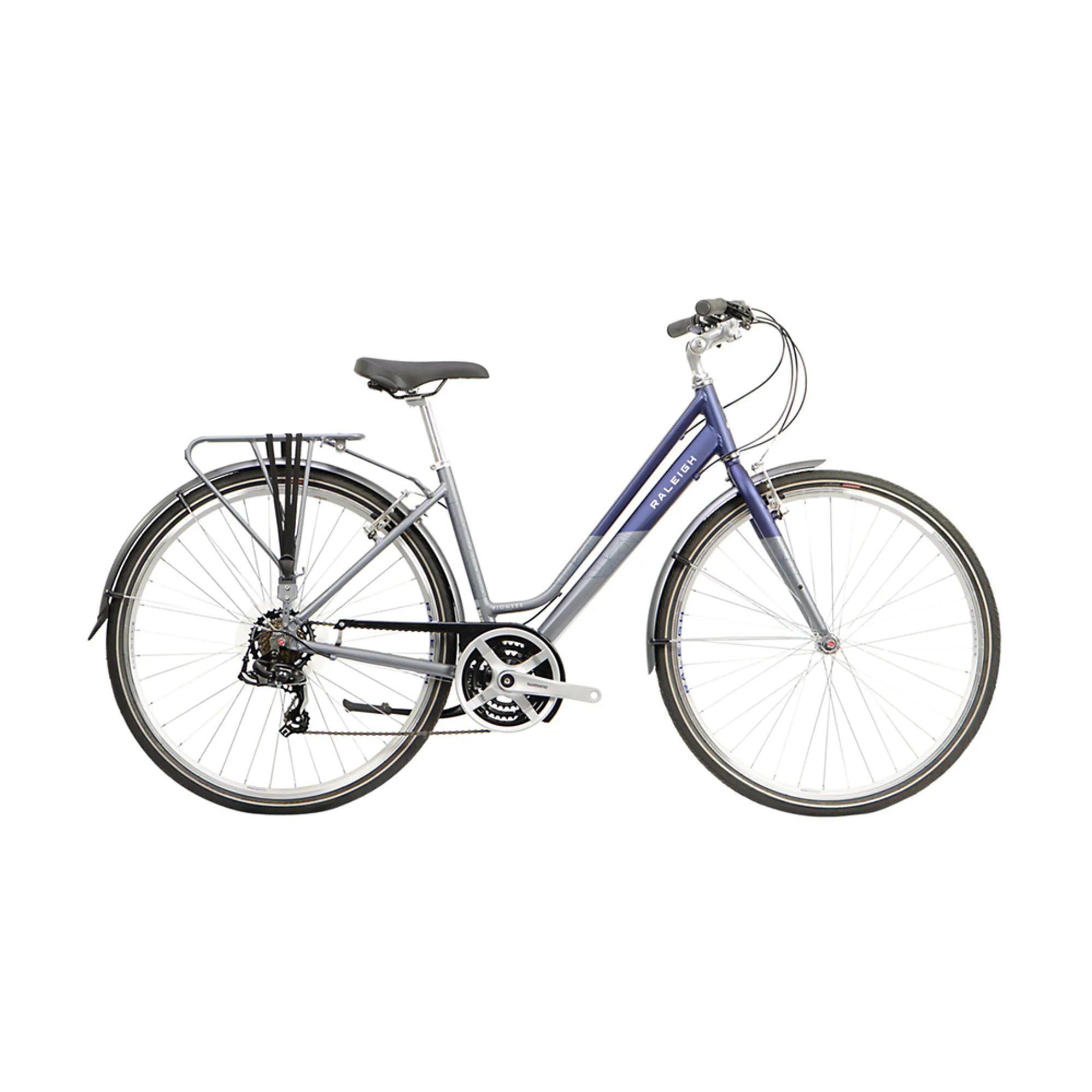 Raleigh Pioneer Tour Low Step Frame Blue/Silver
